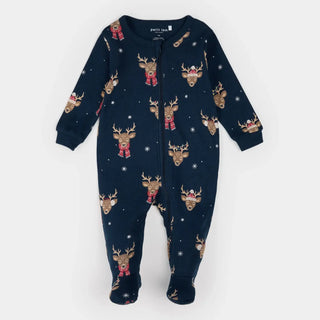 Petit Lem Footed Sleeper F3 NAVY / NB - 3