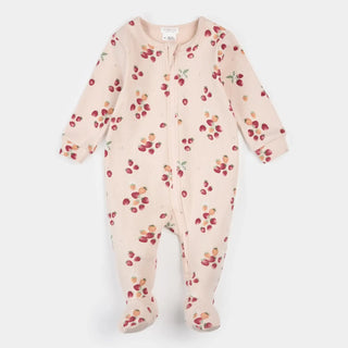 Petit Lem Footed Sleeper S1 Lt. Pink Berry / 3M - 1