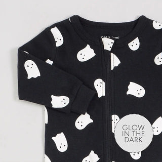 Petit Lem Glow in Dark Halloween Footed Sleeper F1 - 2