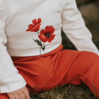 Petit Lem Poppy 3 Piece Set: 2 bodysuits + 1 pant F1 - 2