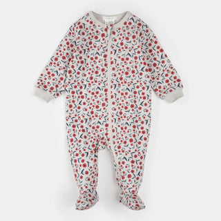 Petit Lem Poppy Floral Print footie F1 - 1