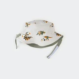Petit Lem Reversible Sun Hat S1 Beige Beach Dino / 0/6m - 3