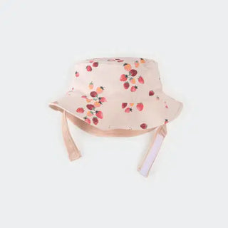Petit Lem Reversible Sun Hat S1 Lt Pink Strawberry / 0/6m - 1