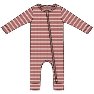 Petit Lem Ribbed Sleeper Knit F1 Dark Pink / 3M - 1