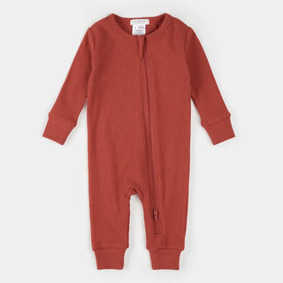 Petit Lem Ribbed Sleeper Knit F1 Red / 3M - 1