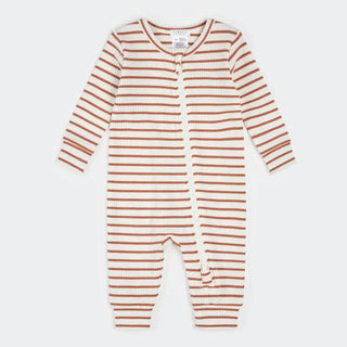 Petit Lem Ribbed Sleeper Knit S1 Off White / 3M - 2