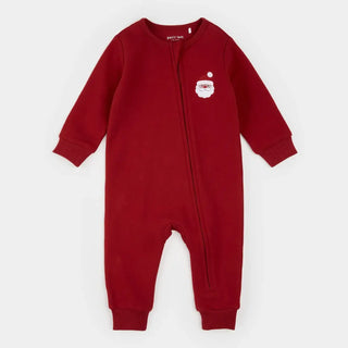 Petit Lem Santa Baby Playsuit F3 Red / NB - 1