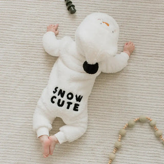 Petit Lem Snow Cute Snowman Playsuit H1 - 3