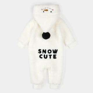 Petit Lem Snow Cute Snowman Playsuit H1 - 2