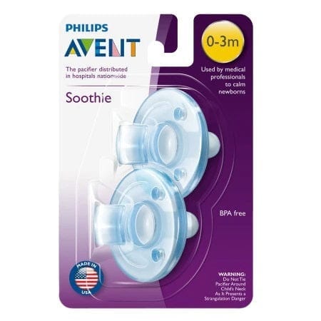 Philips Avent Soothie pacifier 0-3m, 2 pack - Just $5.49! Shop now at The Pump Station & Nurtury