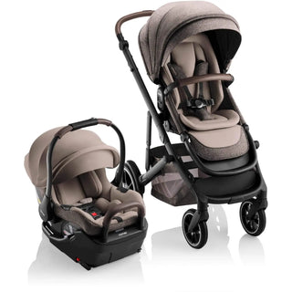 Romer Juni Infant Car Seat + Tura Stroller Travel System Truffle - 21