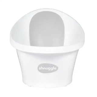 Shnuggle Baby Bath White & Grey - 1