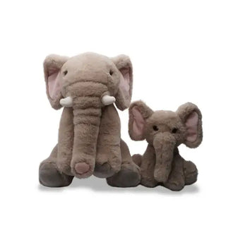 Snooze Monsters Plush Elephant w/ baby - 6
