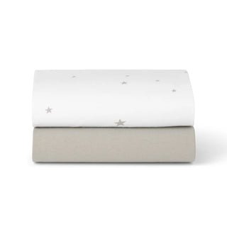 SnüzPod 2-Pack Fitted Sheets White Star - 27