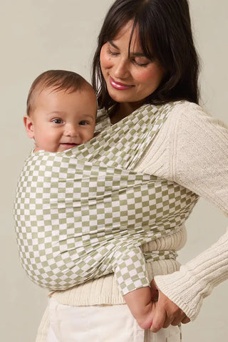 Solly Baby Wrap Sage Chequer - 21