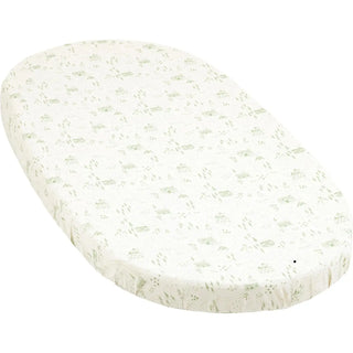 Stokke Sleepi Bed Fitted Sheet V3 Sage Green Map (Organic) - 26