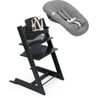 Stokke Tripp Trapp High Chair² with Newborn Set Black, Anthracite Newborn Set 23