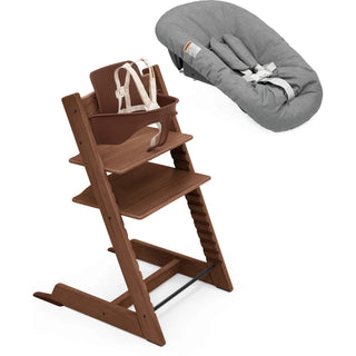 Stokke Tripp Trapp High Chair² with Newborn Set Oak Warm Brown, Anthracite Newborn Set - 21