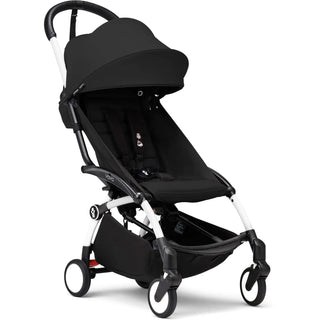 Stokke YOYO³ Stroller From 6 Months Black on White - 22