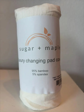 sugar + maple changing pad covers cream / One Size - 3