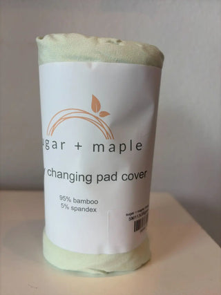 sugar + maple changing pad covers spring green / One Size - 2