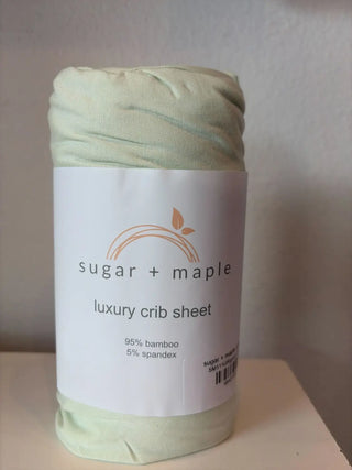 sugar + maple crib sheet spring green / One Size - 2