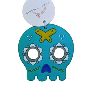 sugar + maple halloween teethers sugar skull - 2