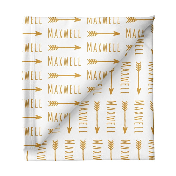 Sugar + Maple Personalized Stretchy Blanket | Arrow - Just $44.99! Shop now at The Pump Station & Nurtury