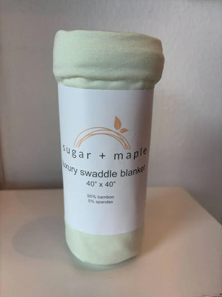 sugar + maple swaddle spring green / One Size - 2
