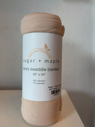 sugar + maple swaddle wheat / One Size - 6