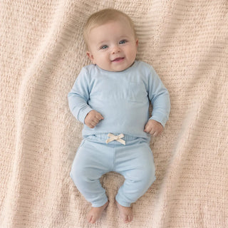 sugar + maple two piece jogger lt blue / 0-3m - 1