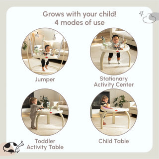 Tiny Love Black & White Décor 4-in-1 Jump & Play Activity Center - 3