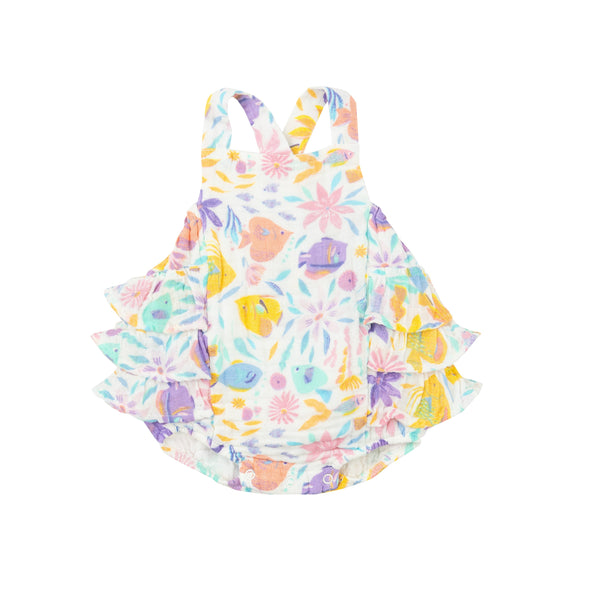 Angel Dear Ruffle Sunsuit S3 - Just $35.95! Shop now at The Pump Station & Nurtury