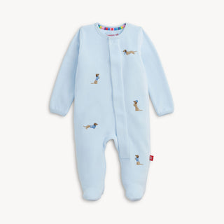 Magnetic Me Velour Footie F4