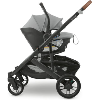 UPPAbaby Aria Lightweight Infant Car Seat + Base Anthony (Grey | Chestnut Leather) - Open Box - 20