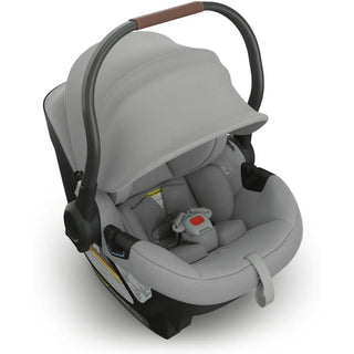 UPPAbaby Aria Lightweight Infant Car Seat + Base Anthony (Grey | Chestnut Leather) - Open Box - 10