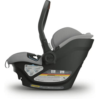 UPPAbaby Aria Lightweight Infant Car Seat + Base Anthony (Grey | Chestnut Leather) - Open Box - 14