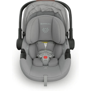 UPPAbaby Aria Lightweight Infant Car Seat + Base Anthony (Grey | Chestnut Leather) - Open Box - 11