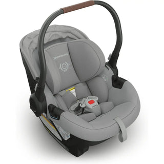 UPPAbaby Aria Lightweight Infant Car Seat + Base Anthony (Grey | Chestnut Leather) - Open Box - 8