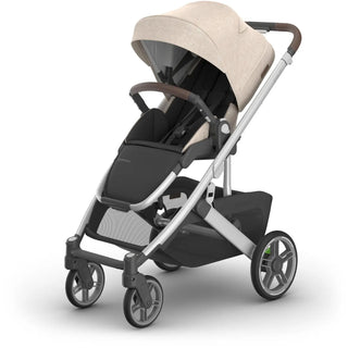 UPPAbaby Cruz V3 Stroller Declan (Oat Mélange | Silver Frame | Chestnut Leather) - 18