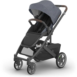 UPPAbaby Cruz V3 Stroller Julian (Dusty Blue Mélange | Carbon Frame | Chestnut Leather) - 67