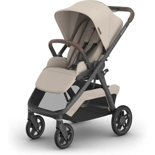 UPPAbaby Kona Stroller | PRE-ORDER | SHIPS LATE SEPTEMBER Ada (Sandstone Mélange | Carbon Frame | Chestnut Leather) - 1