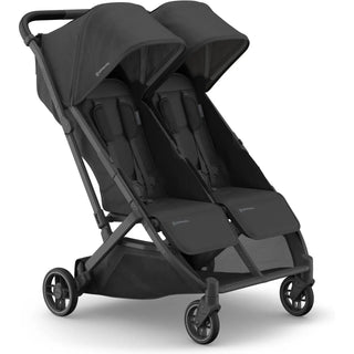 UPPAbaby Minu Duo Stroller Jake (Charcoal | Carbon Frame | Black Leather) - 14