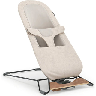 UPPAbaby Mira 2-in-1 Bouncer & Seat Charlie (Sand Mélange | Black Frame | Walnut Wood) - 6