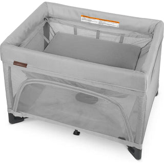 UPPAbaby Remi Bedside Bassinet + Playard + Travel Crib Stella (Grey Brushed Mélange) - 42