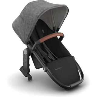 UPPAbaby Vista RumbleSeat V3 Greyson (Charcoal Mélange | Carbon Frame | Saddle Leather) - 9