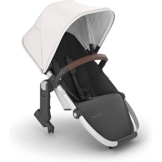 UPPAbaby Vista V2+ RumbleSeat Bryce (White Marl | Silver Frame | Chestnut Leather) - 19