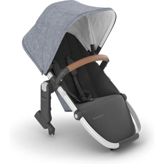 UPPAbaby Vista V2+ RumbleSeat Gregory (Blue Mélange | Silver Frame | Saddle Leather) - 22