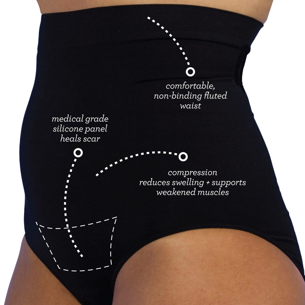 Womens High Waist C-Section Recovery Slimming Underwear Tummy