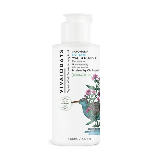 VIVAIODAYS Fragrance Free Saponaria No-Tears Wash & Shampoo - Just $11.95! Shop now at The Pump Station & Nurtury
